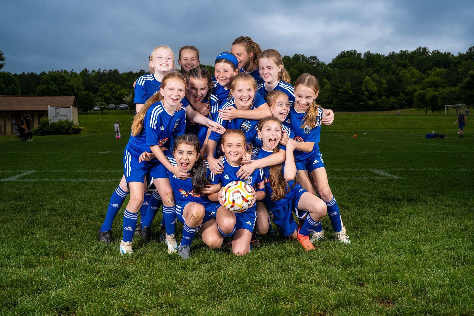 Girls soccer team for Northern Piedmont Sports Club