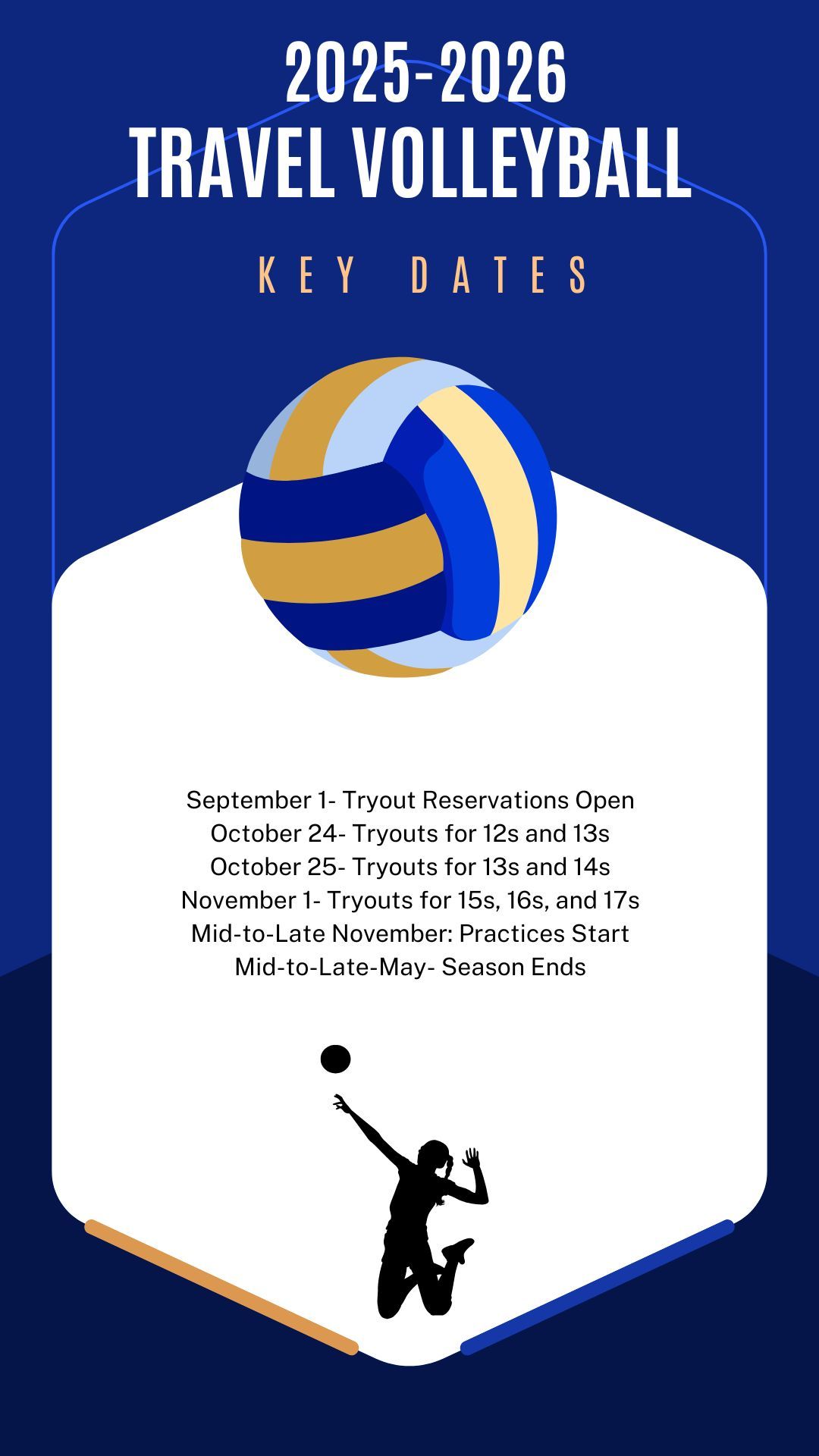 Northern Piedmont Sports Club travel volleyball schedule