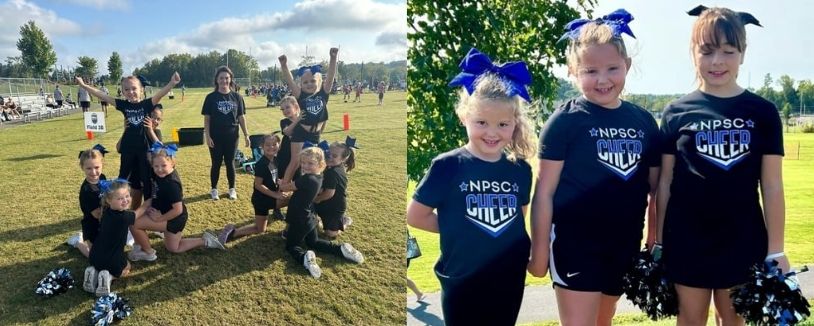 Cheerleaders for Northern Piedmont Sports Club