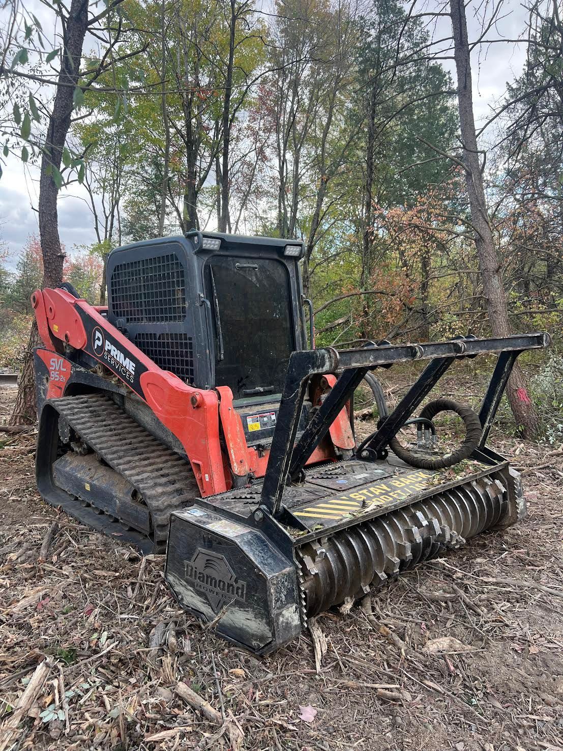 Kubota Skid Steer Forestry Mulcher