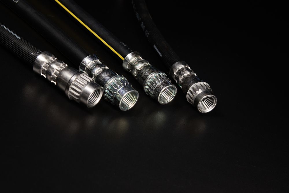 Four Black Coaxial Cables With Silver Connectors — Gladstone Fleet Maintenance In Gladstone, QLD