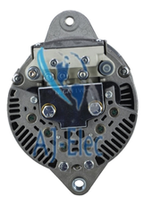 A close up of a alternator with the word elec on it