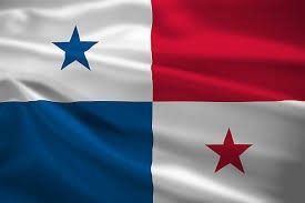 Bandera panameña con cuarteles rojos, blancos y azules y dos estrellas.