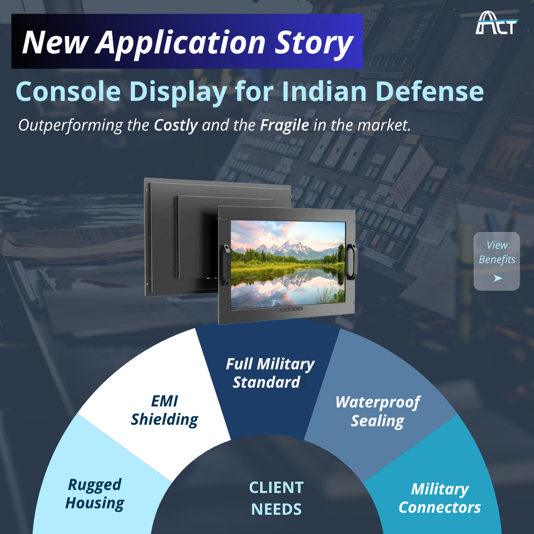 ACT POWER New Application Story Release | Console Display for the Indian Navy