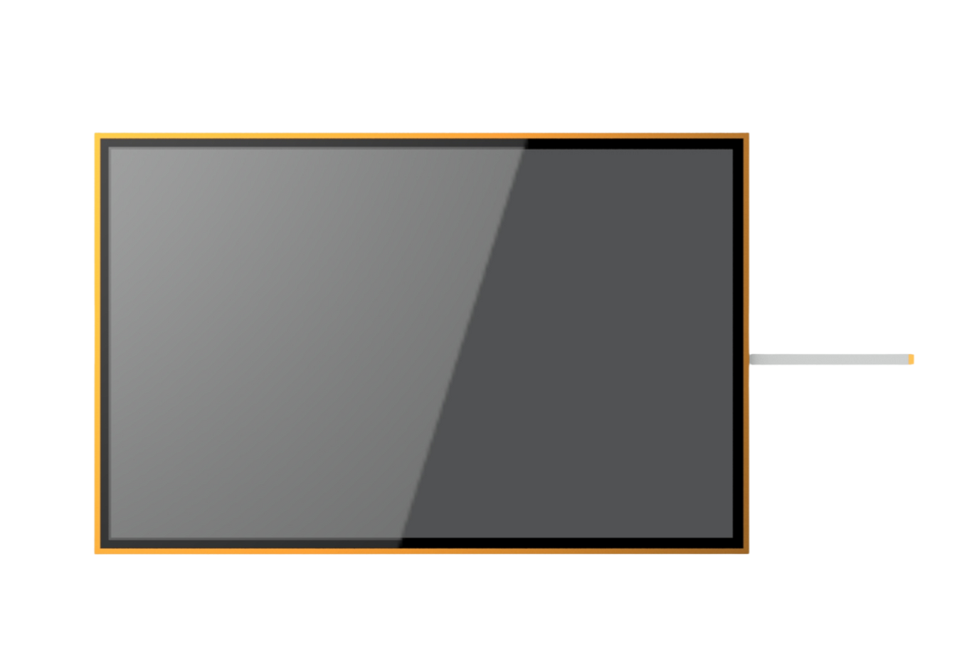 ACT POWER MIC-D1507 15.6” Resistive Touch LCD Module with EMI Mesh & Optical Bonding