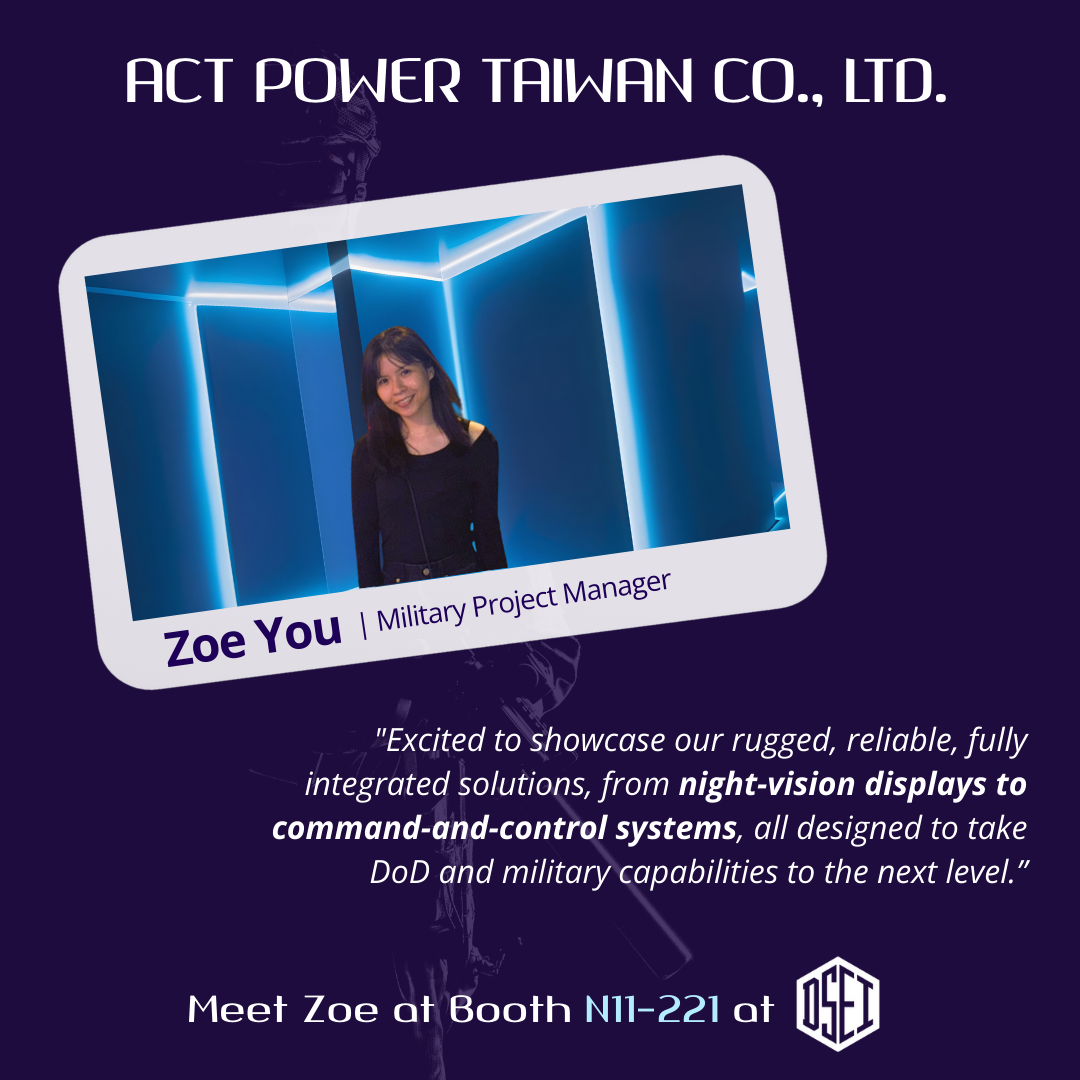 Meet ACT POWER team - Zoe ahead for DSEI 2025!