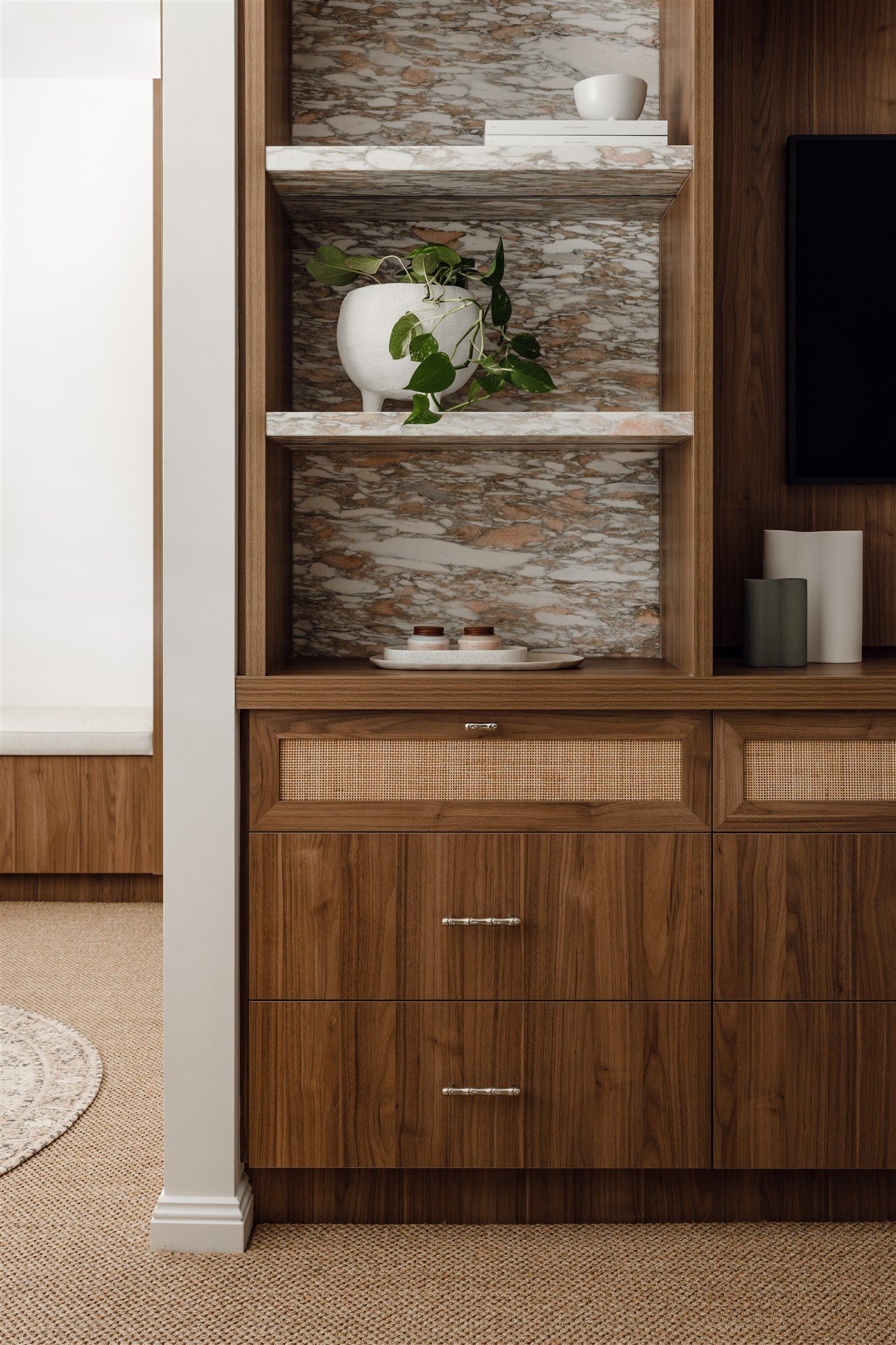 Wooden Built-in Shelves and Drawers — PKJ Design in Unanderra, NSW