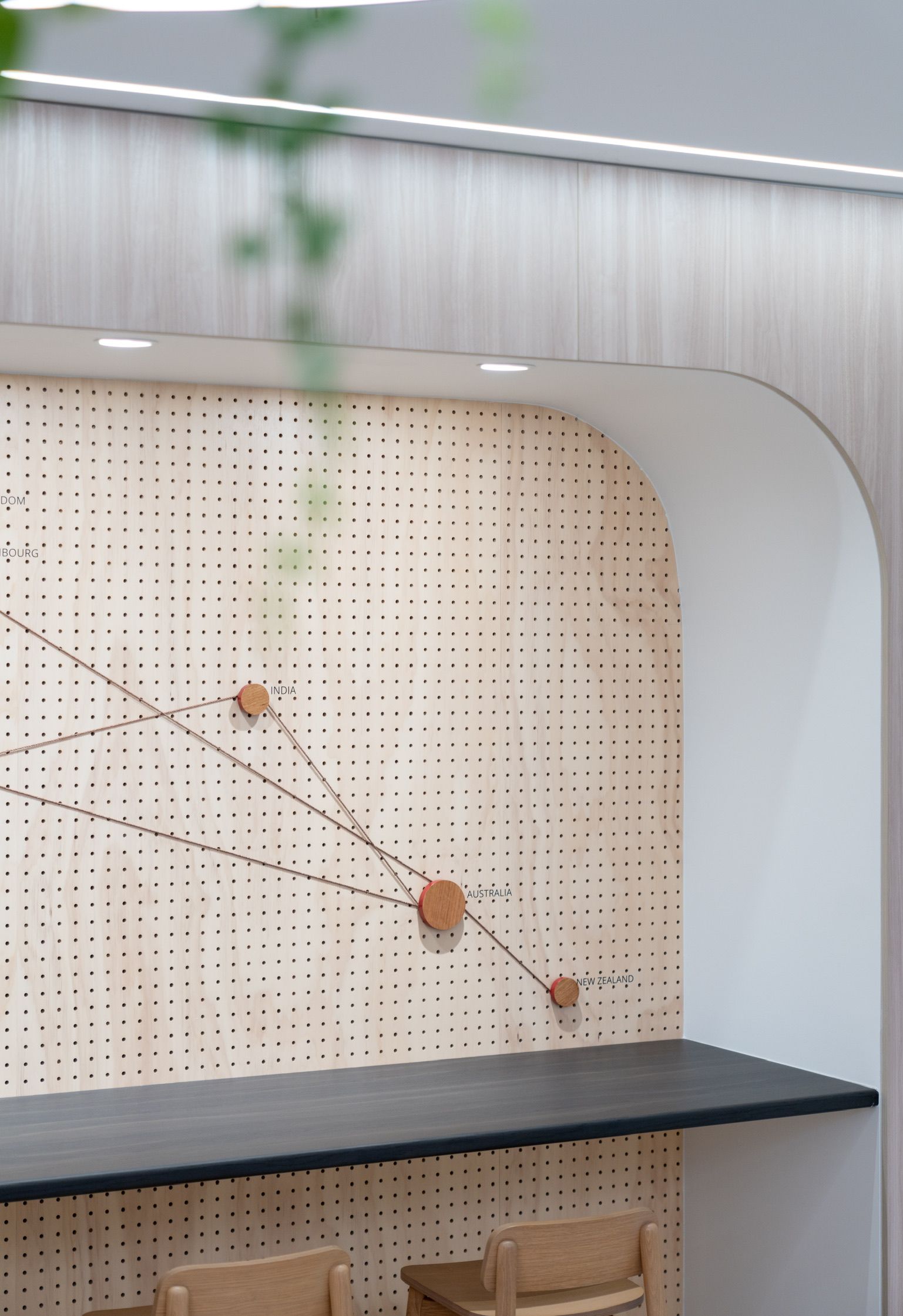 Modern Shelf Display With Black Countertop — PKJ Design in Unanderra, NSW