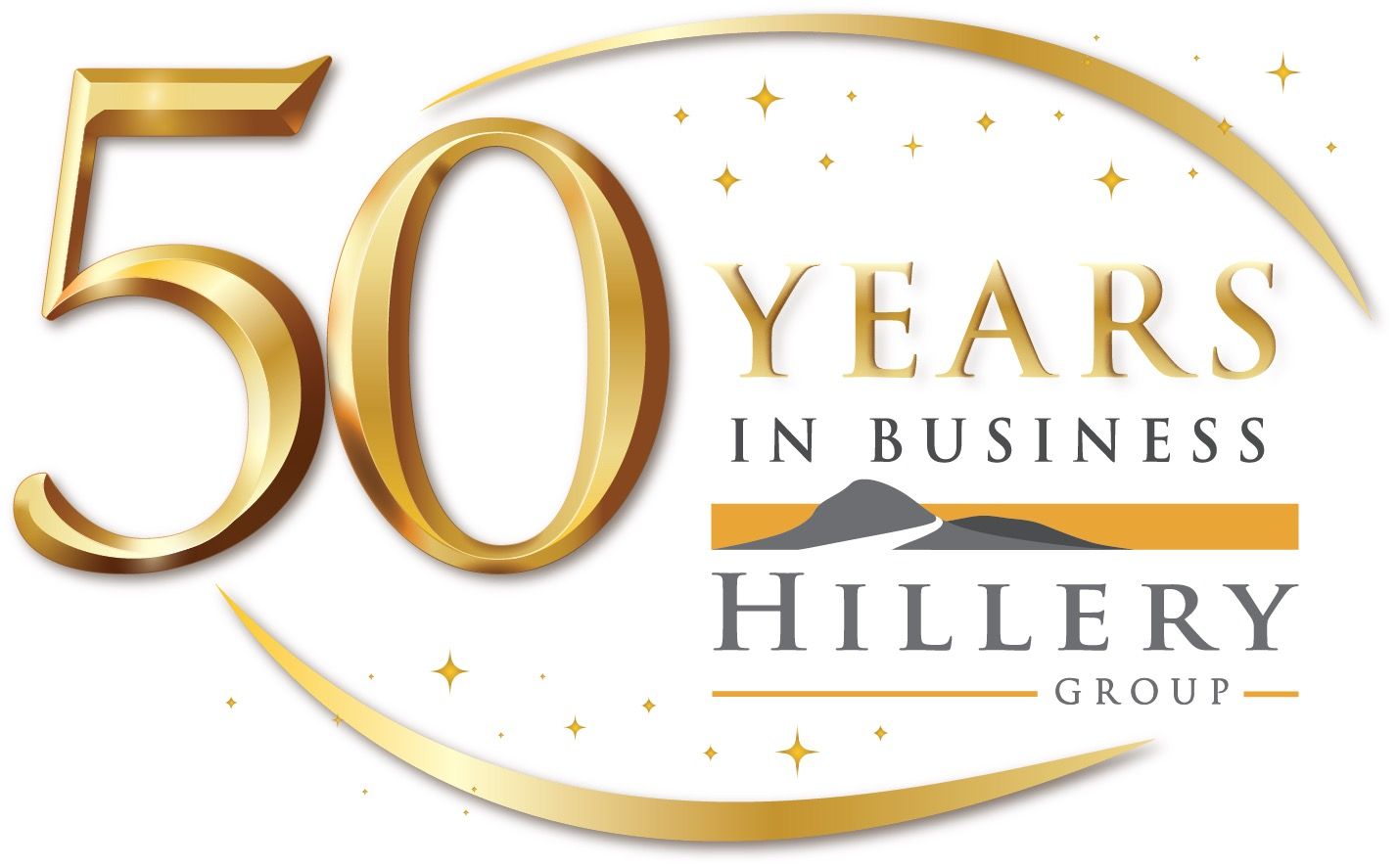 50th Year Logo — Hillery Group in Bowen, QLD