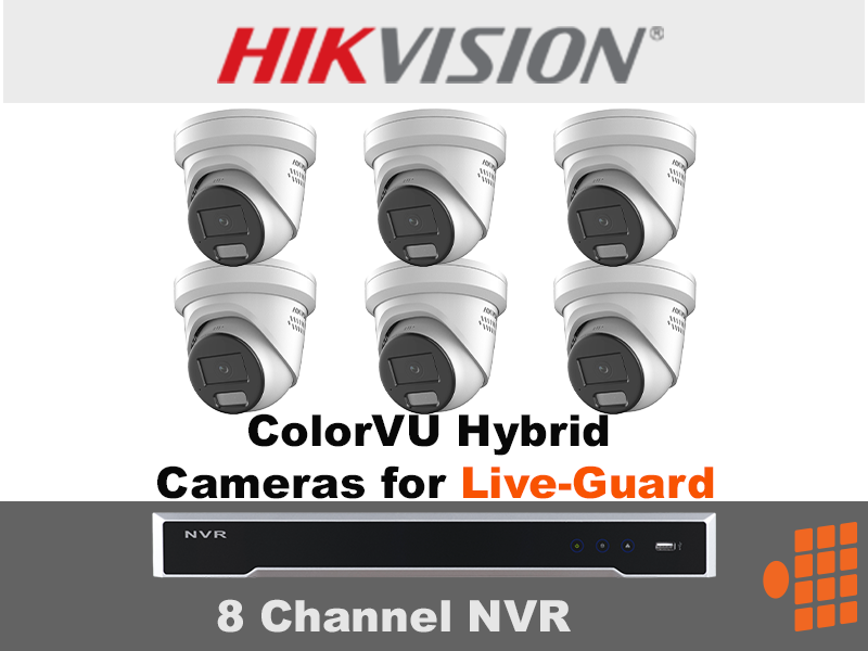 A picture of a hikvision 8 channel nvr system