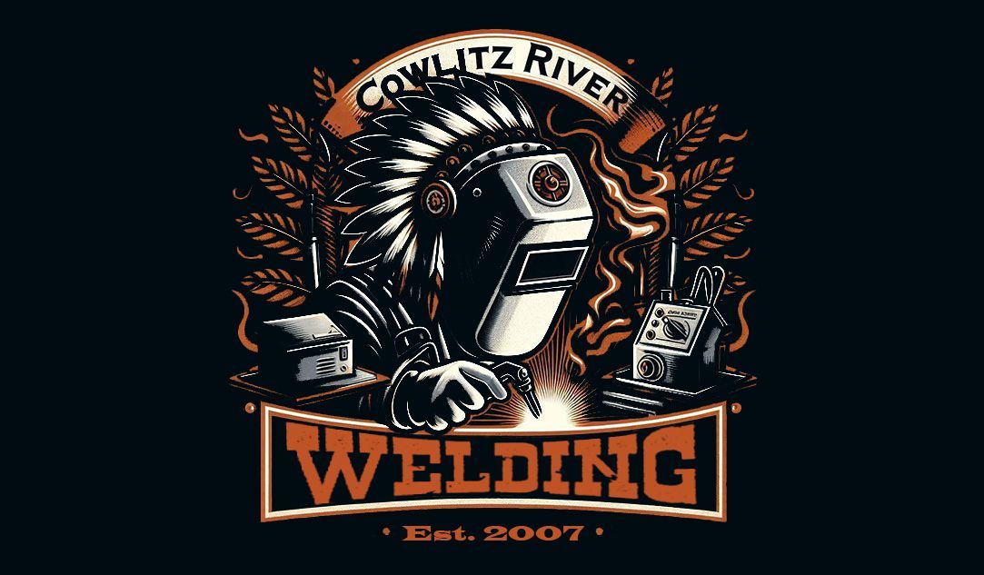 A logo for cowlitz river welding established 2007