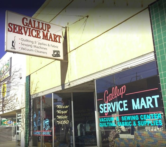 The gallup service mart is a sewing center