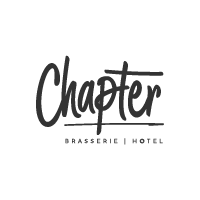 Logo samenwerking Bureau Début met Brasserie Chapter