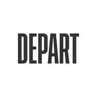 Logo samenwerking Bureau Début met Depart marketingbureau