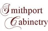 Smithport Cabinetry logo in black script on a white background