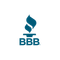 BBB logo with teal torch icon on a white background