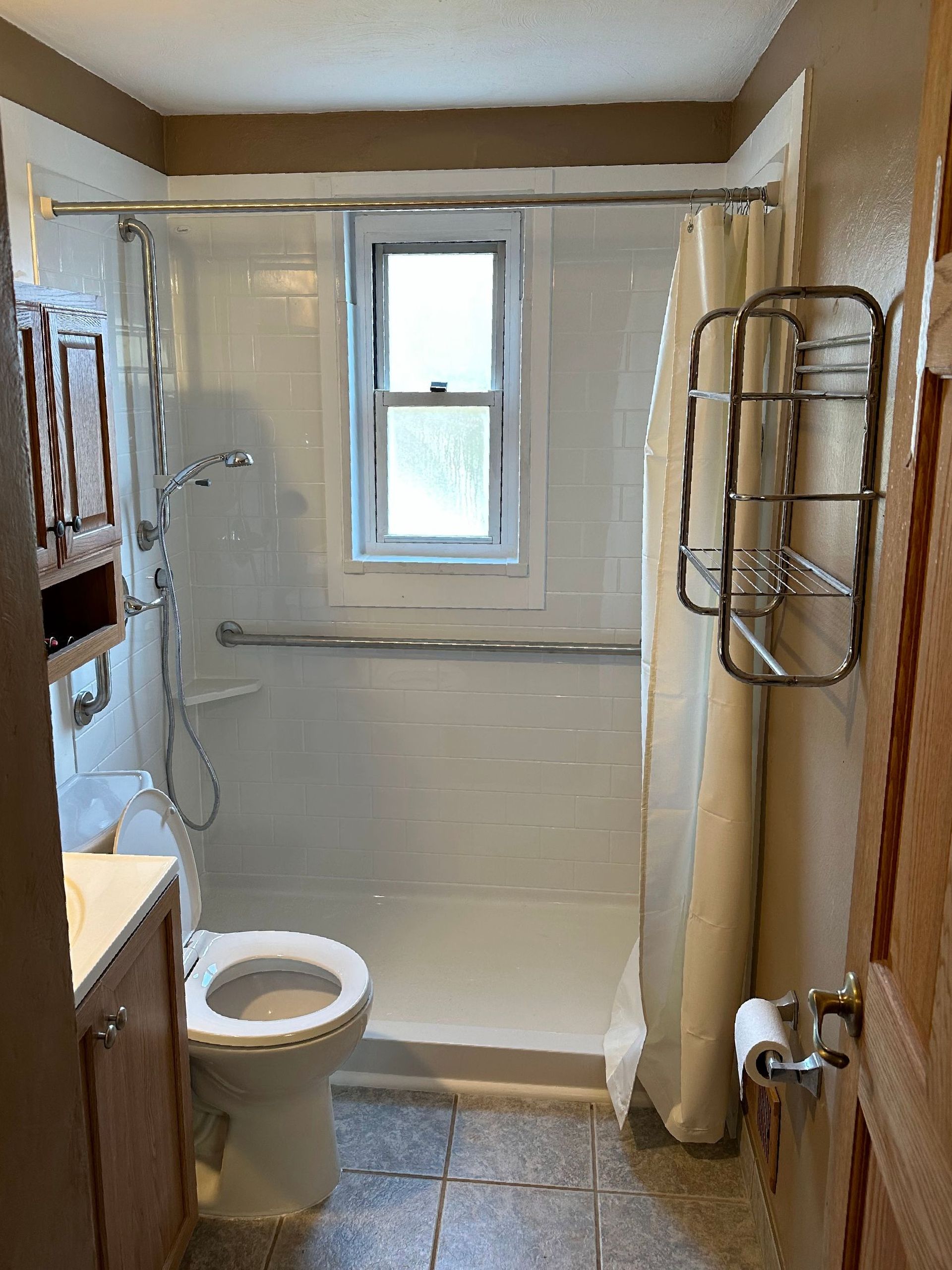 Bathroom after accessibility modification