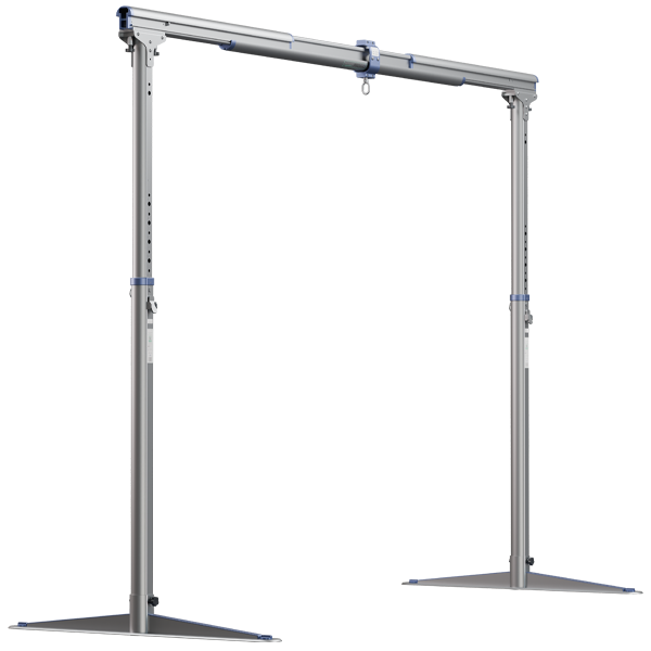 Mackworth FSG freestanding gantry angled view