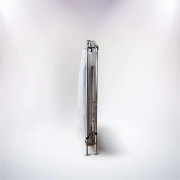 FAWSsit shower folded flat for storage and travel
