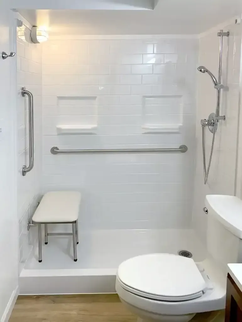 Tub-to-shower conversion by Altamira