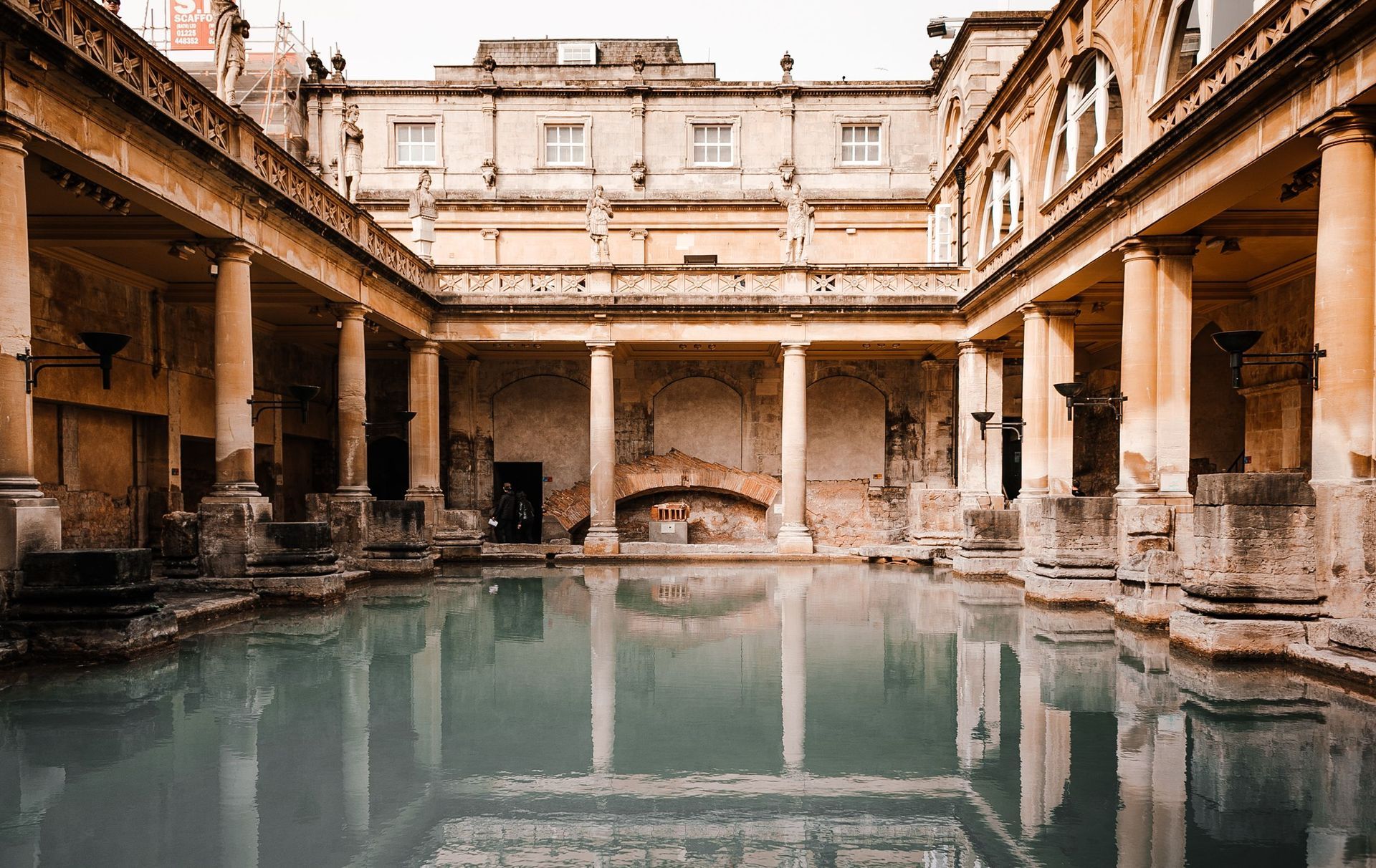 Ancient roman bathhouse