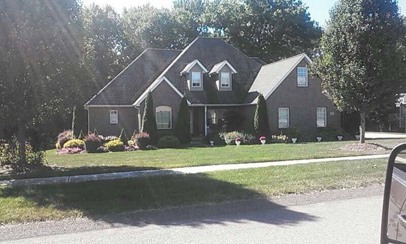 House With Black Roof & Windows