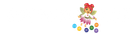 The Satori Kid Club Logo in colors Purple Orange and Blue Showing the Energy Fairy Aditha and Her Friends