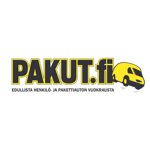 Paket.fi:n kelta-musta logo