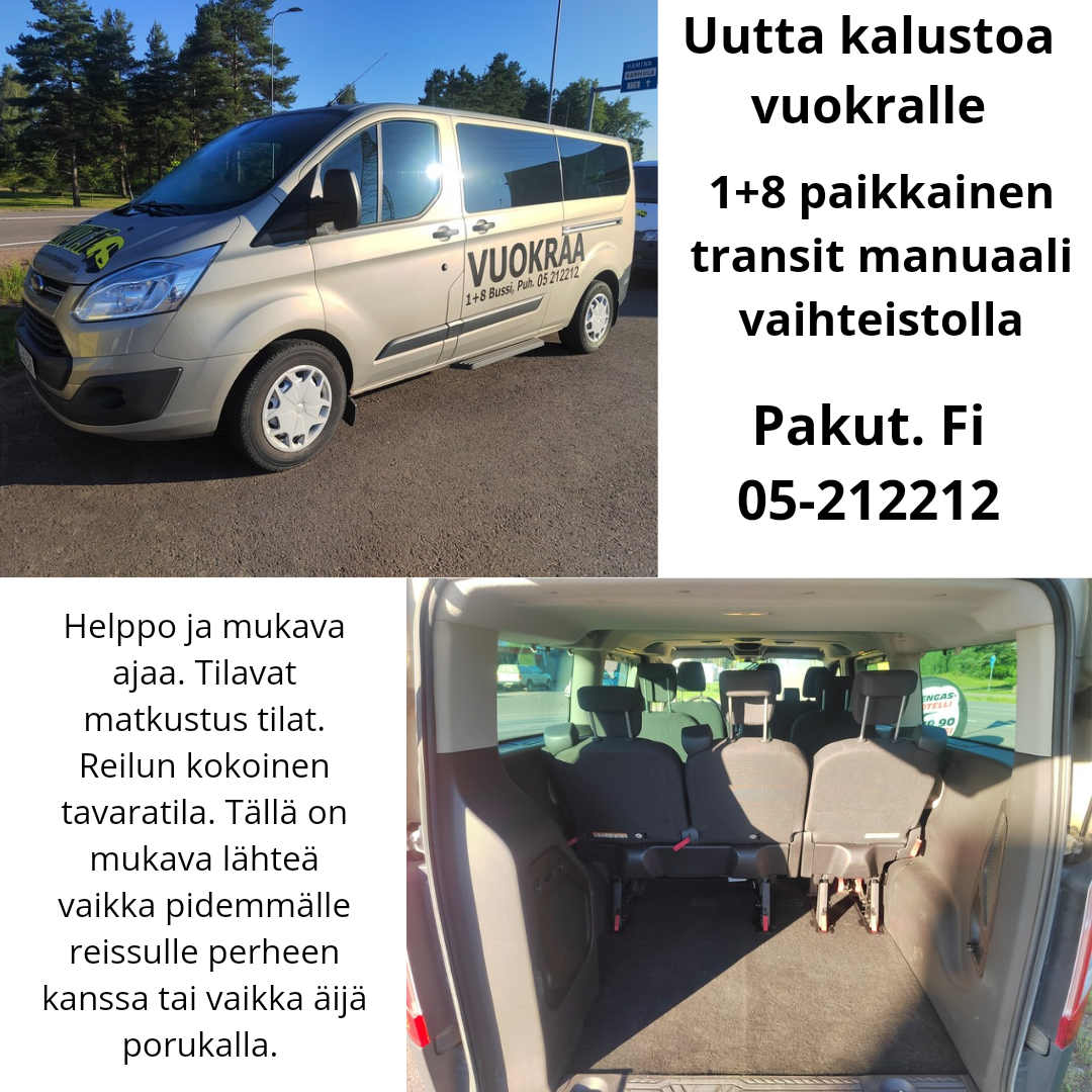 Kuva pakettiautosta numerolla 05-212212