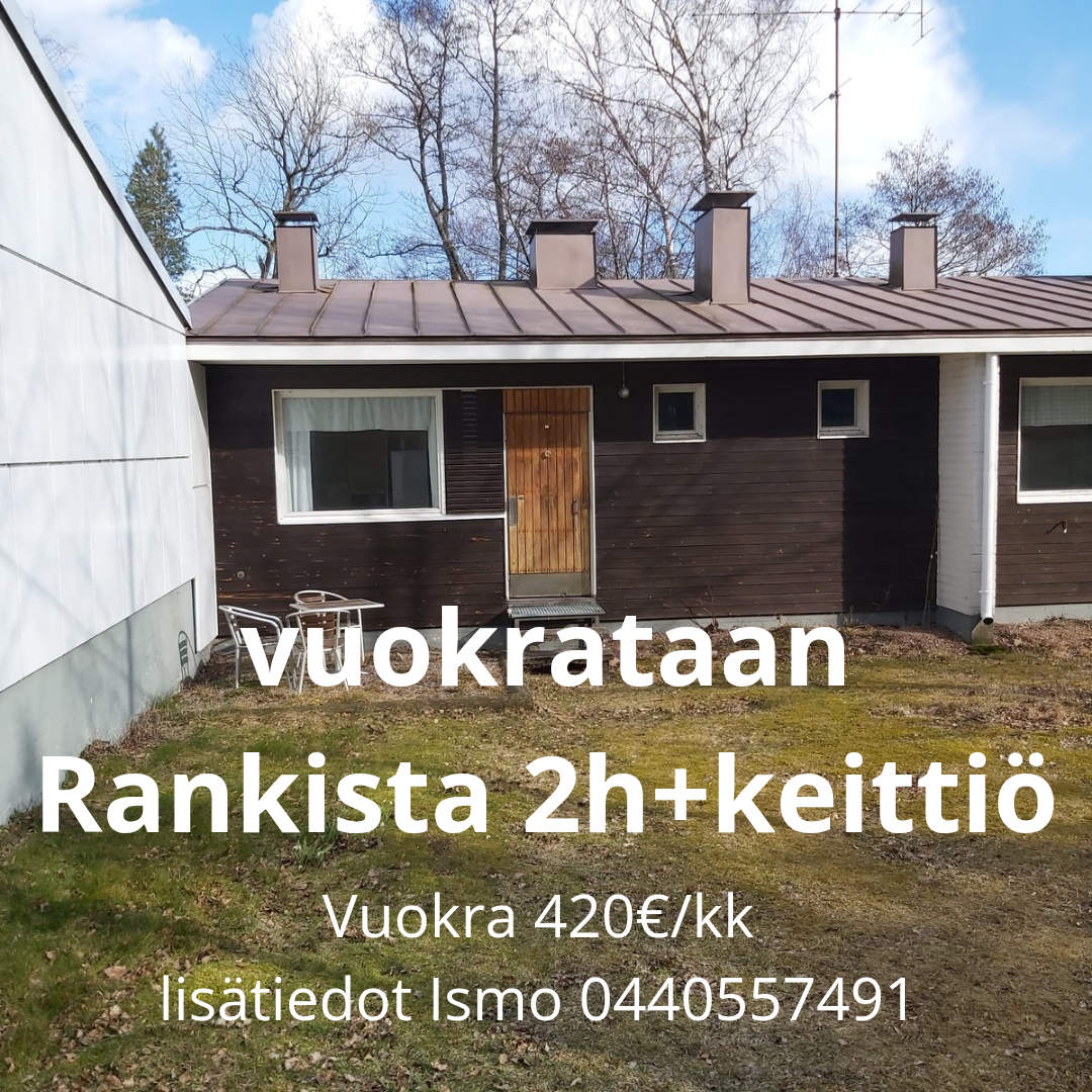 Kuva vuokrattavasta talosta suomessa