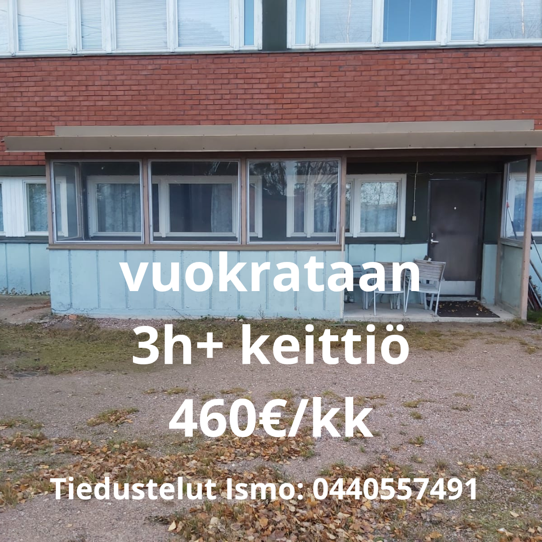 Kuva myytävästä talosta vieraalla kielellä