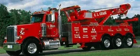 Red Tow Truck — Camp Douglas, WI — C. L. Chase 24 Hour Towing & Recovery