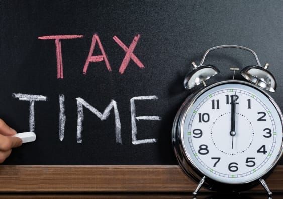 Tax Time Written on a Board — Fit Financial Group in Leumeah, NSW