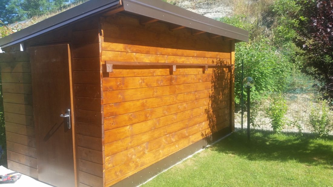 realizzazione casette in legno in loco