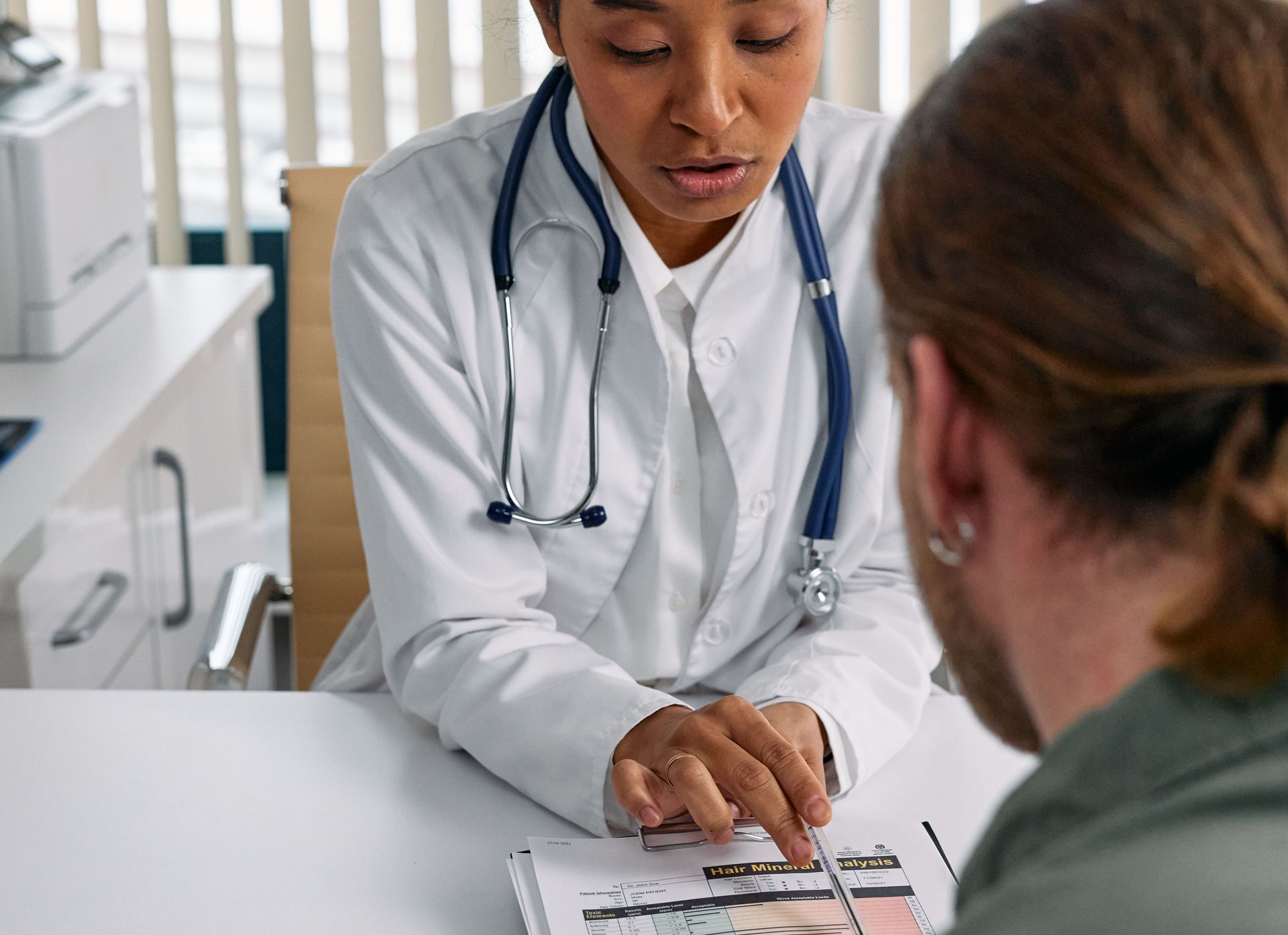 Doctor Discussing Bioidentical Hormones With Patient