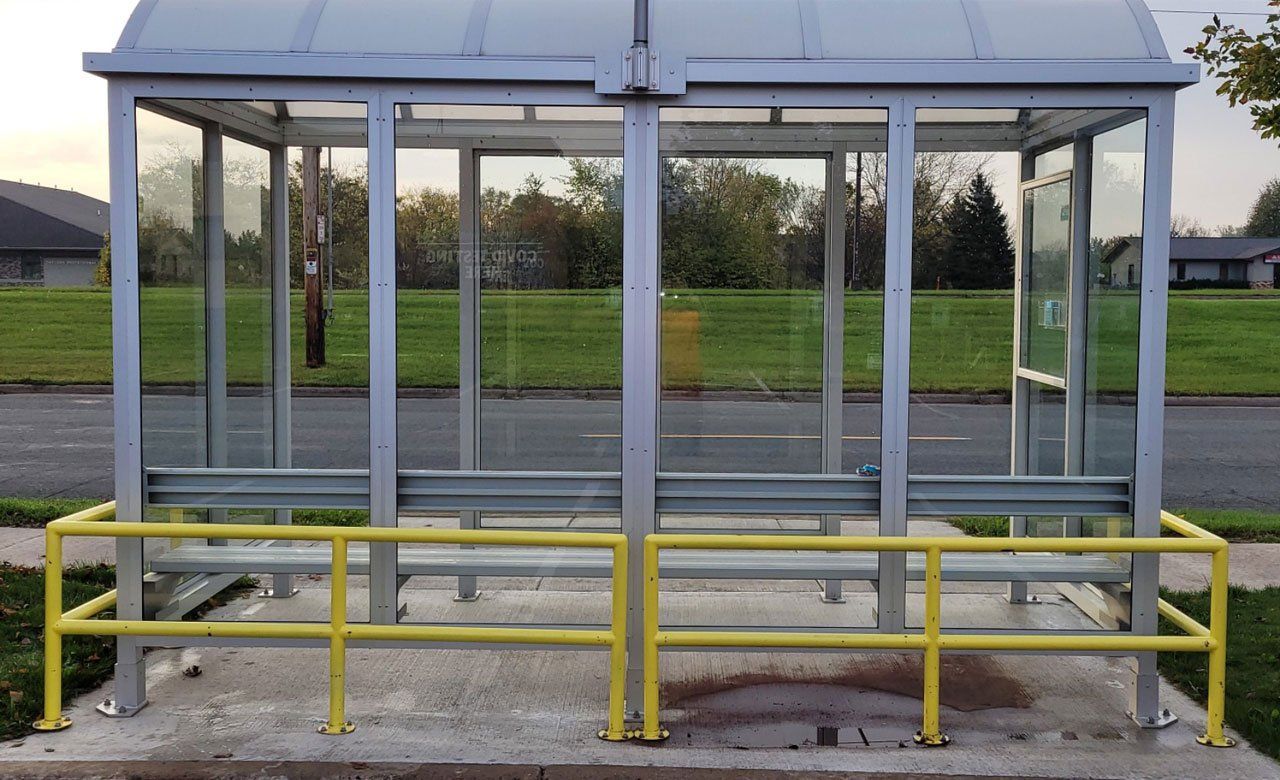 After cleaning the glass window — Eau Claire, WI — Shine-Brite Exterior Cleaning