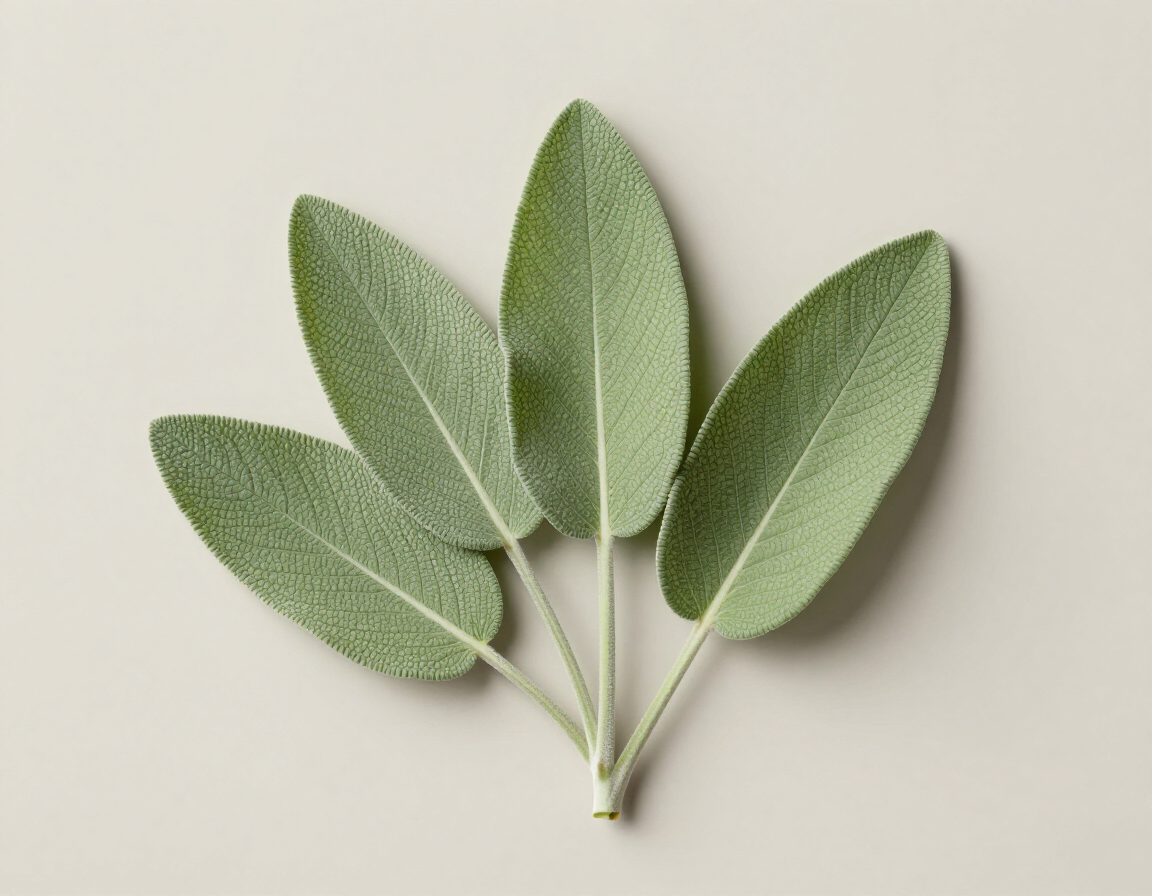 Detalle natural decorativo en tonos salvia