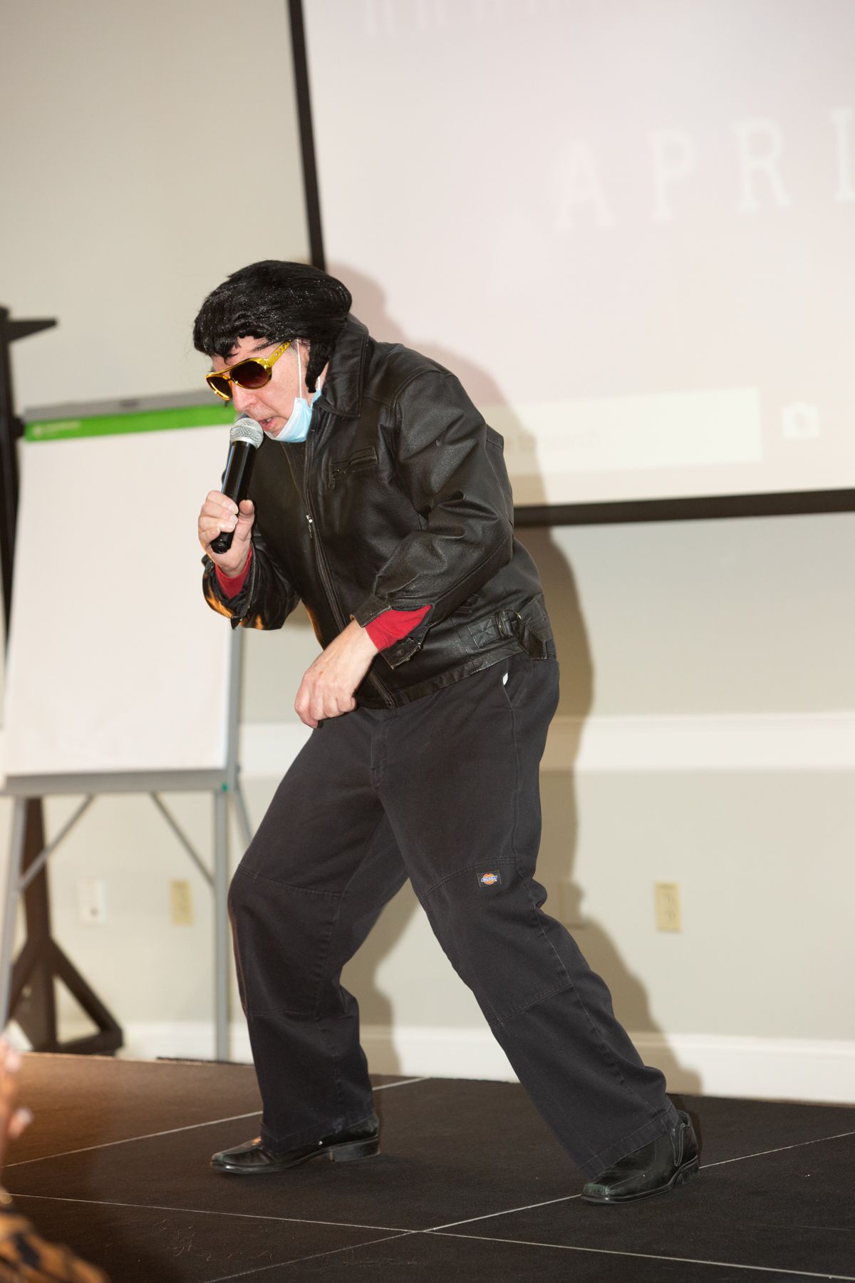 Mike Performing as Elvis at MHA's Talent Show