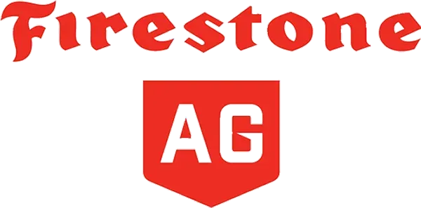 Firestone logo with red text and a red shield containing