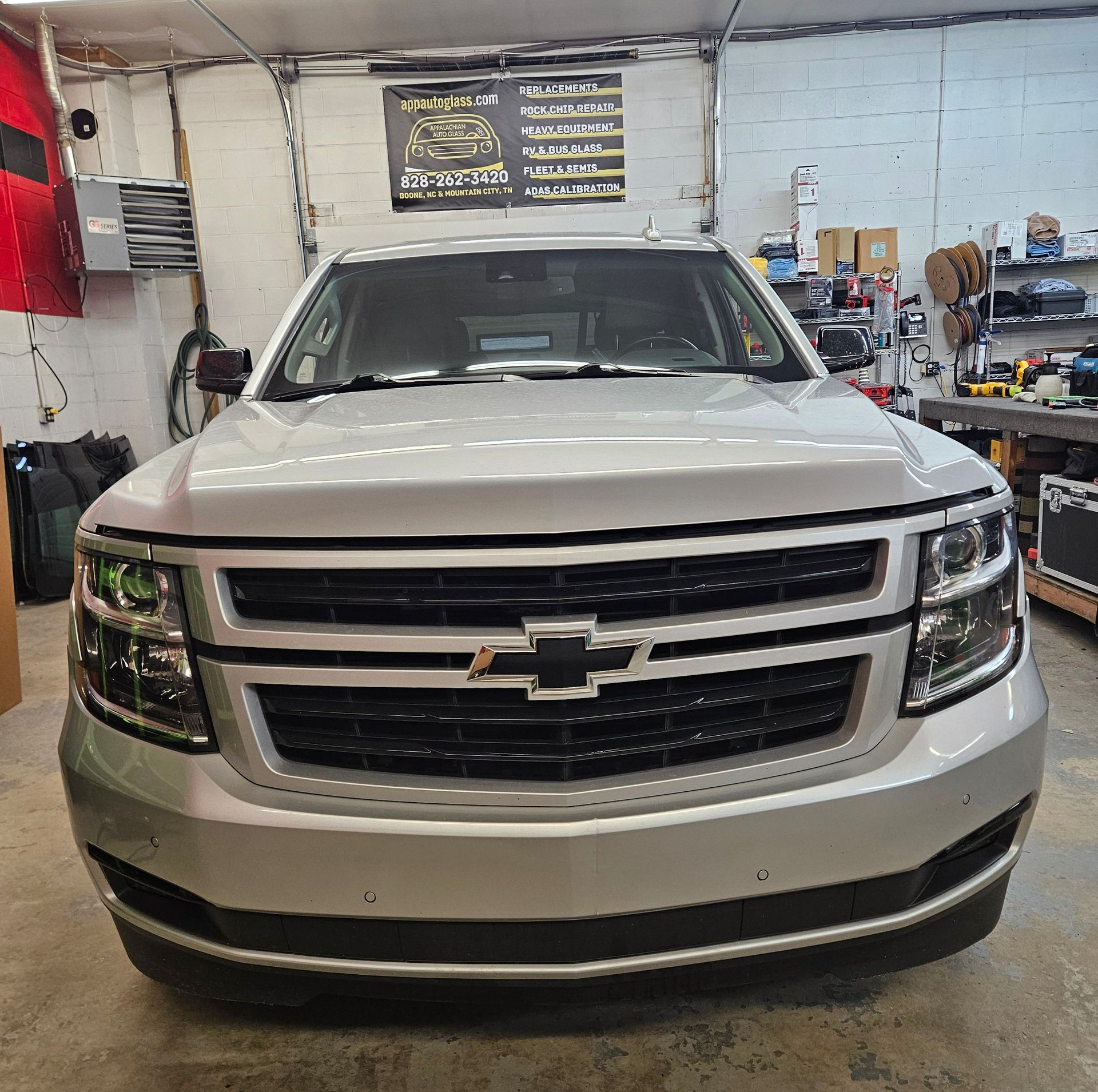 Chevy Tahoe windshield replacement in Boone, NC Chevy Tahoe windshield replacement in Boone, NC