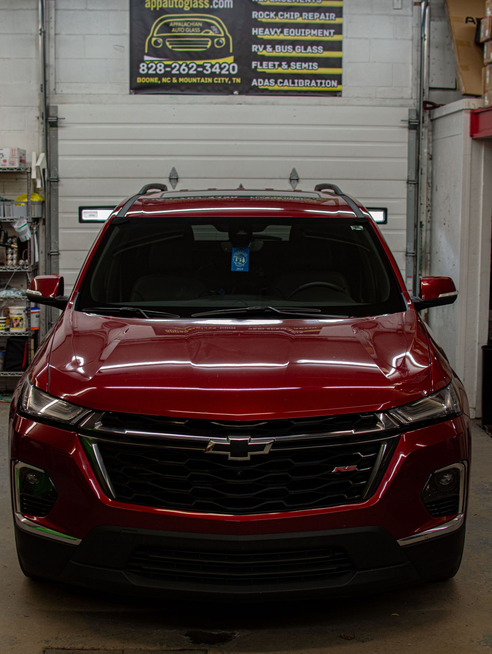 Chevy ADAS windshield calibration in Boone, NC Chevy ADAS windshield calibration in Boone, NC