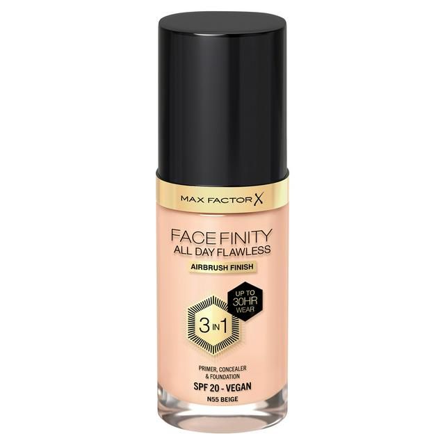 Facefinity: 3-in-1 All Day Flawless Foundation 30ml︱No.55 Beige