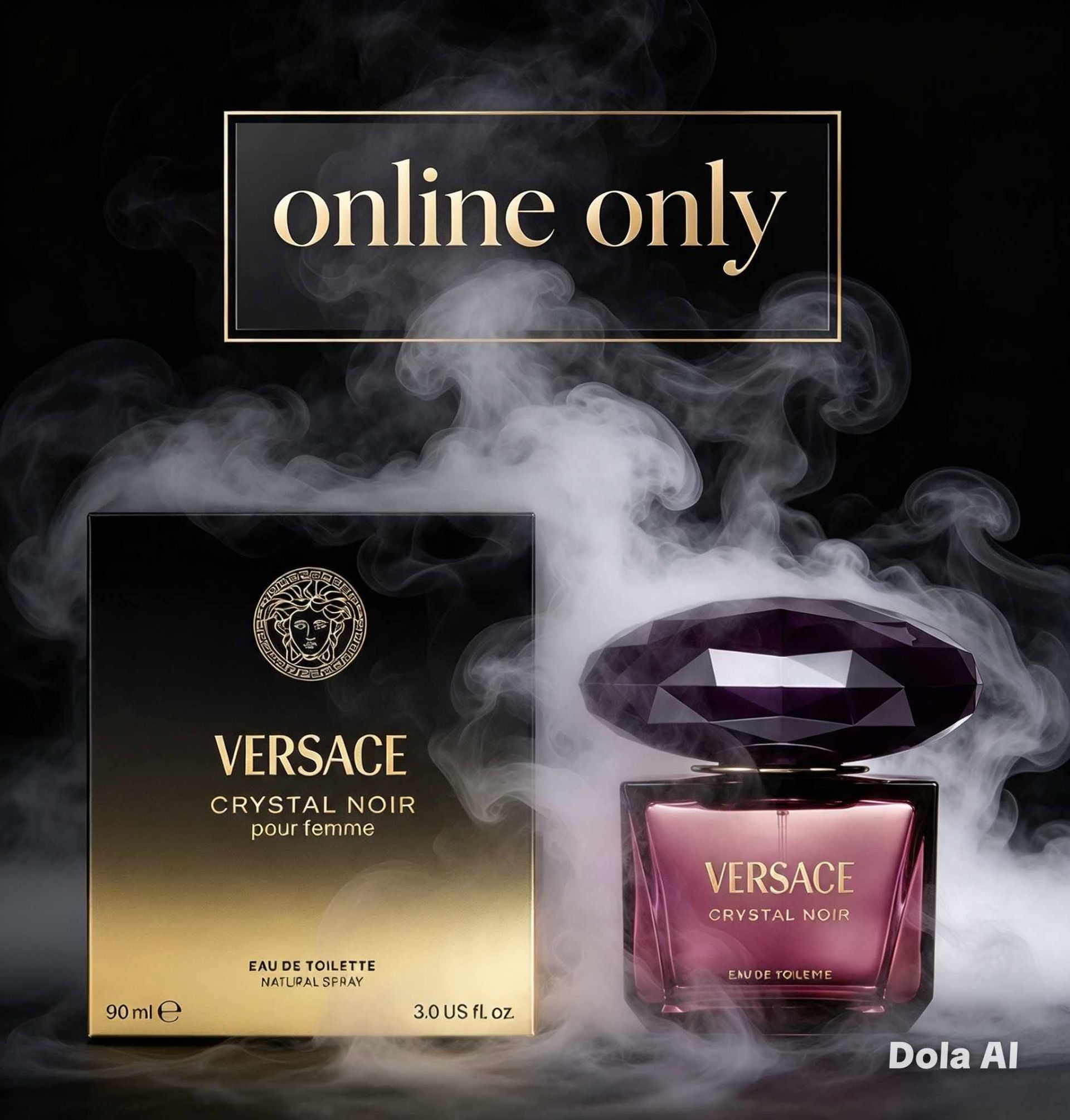 Versace Crystal Noir  EDT 90ML