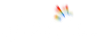 Abstract multicolor brushstrokes on a white background
