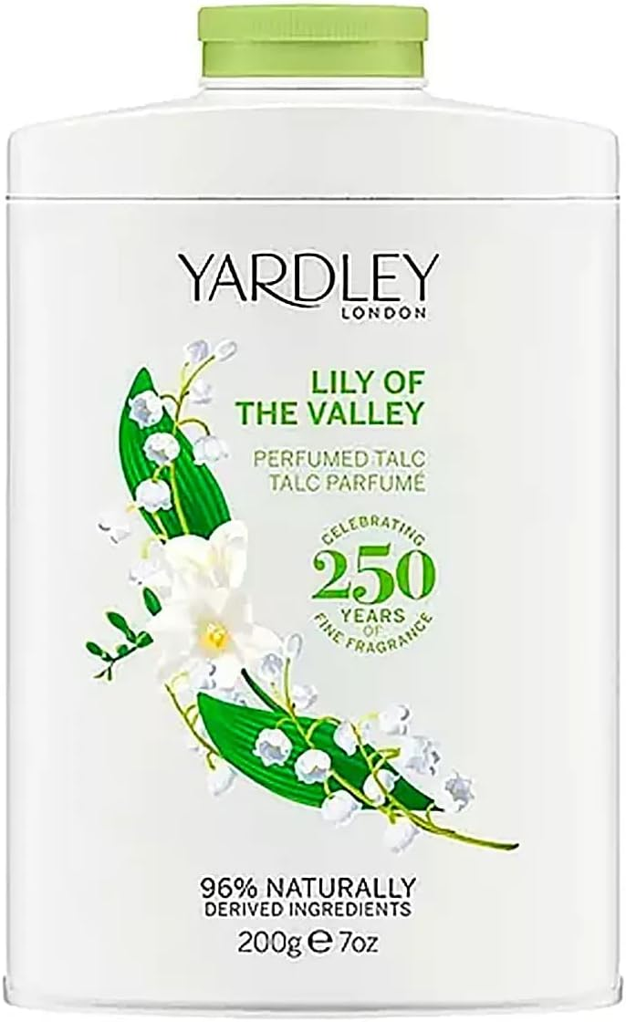 Lily of the Valley  (L) 200g︱Perfumed Talc Powder by Yardley