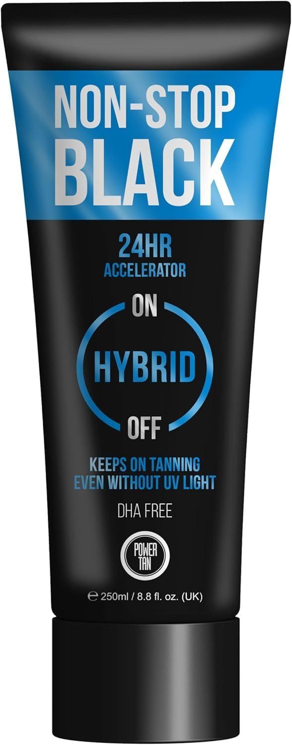 Non-Stop Black: Hybrid Blue (Accelerator) 250ml︱Power Tan