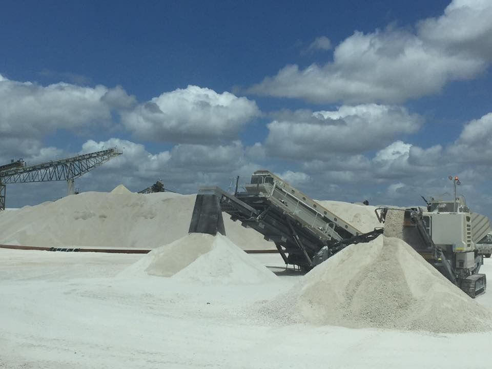 Industrial Quarry With Conveyor Belts — Barlow's Earthmoving in Coorooman, QLD