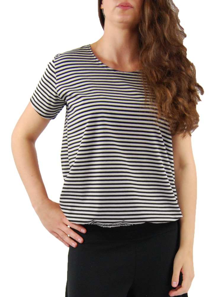 Shirt elastiek korte mouw