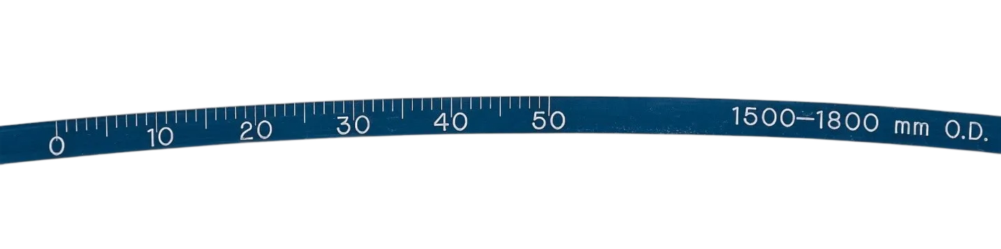 Pi Tape outside-diameter tape blade wrapped to read diameter