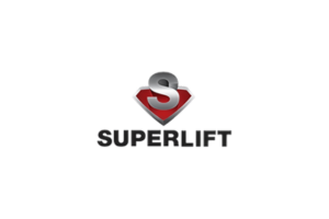 Superlift logo: silver